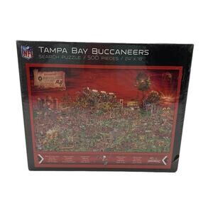New Tampa Bay Bucaneers 500 Piece Jigsaw Search Puzzle “Can You Find Joe?”